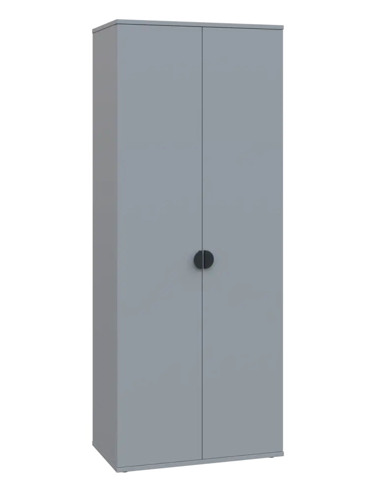 TR 5 - 70 šatní skříň, 2-dveřová, výsuvné ramínko, 1822x720x400, šedá